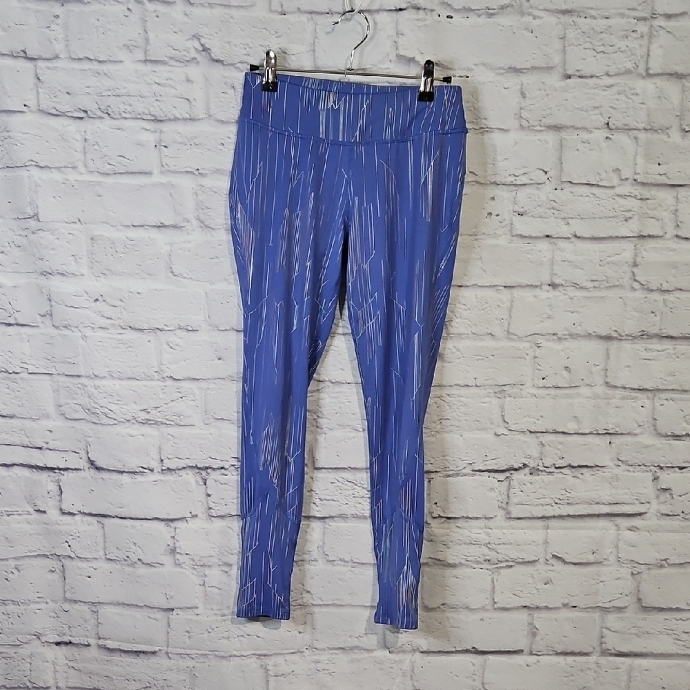 All in Motion Kids Leggings in Blue with Iridescent Streaks